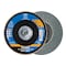 Pferd 6" x 5/8-11 Thd. POLIFAN Flap Disc - Z PSF STEELOX, Zirconia, 40 Grit, Flat 63056 - alternate 1